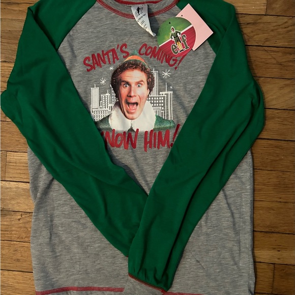 BNWT ELF CHRISTMAS PAJAMAS - Picture 3 of 5
